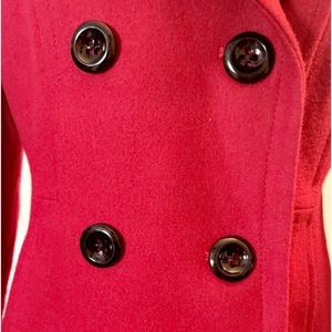Anne Klein red coat